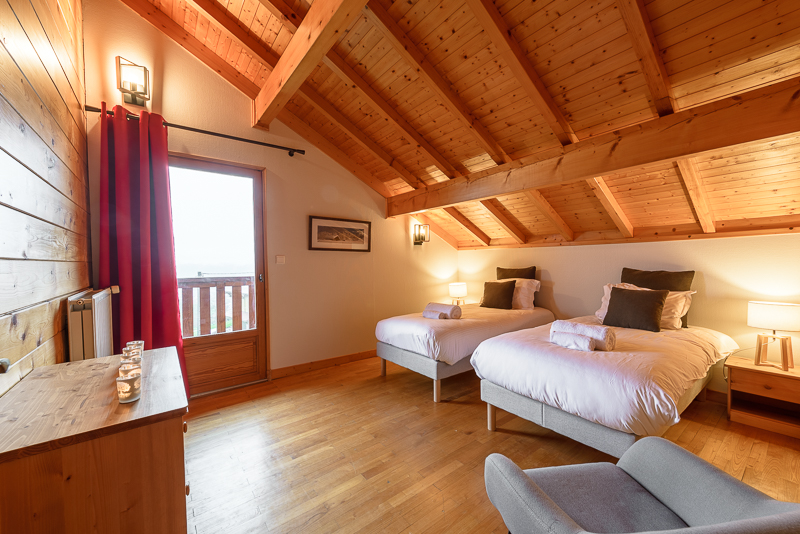 Annecy Location Vacances : chambre à coucher 