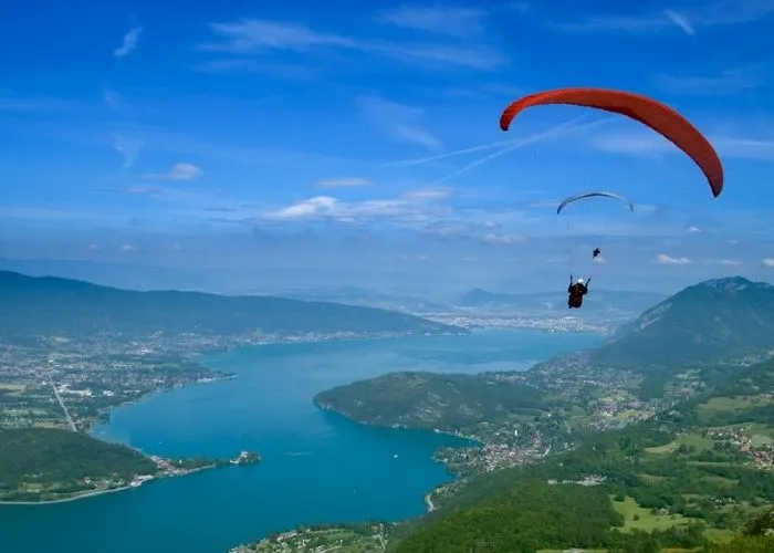 survol parapente annecy