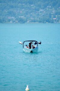 Excursion en bateau sur le lac d’Annecy pendant le High Five Festival