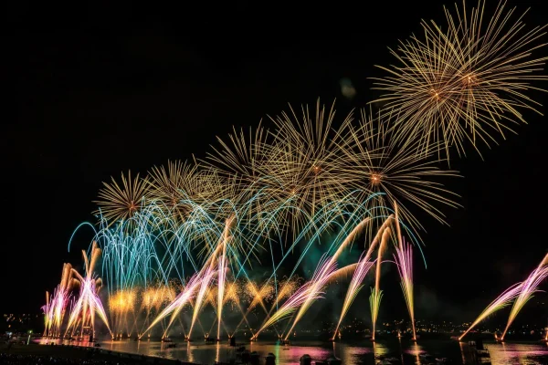 fetes annecy lac feux artifices
