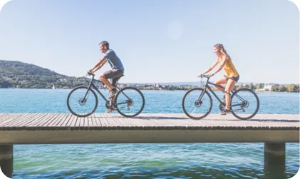 location velo lac annecy