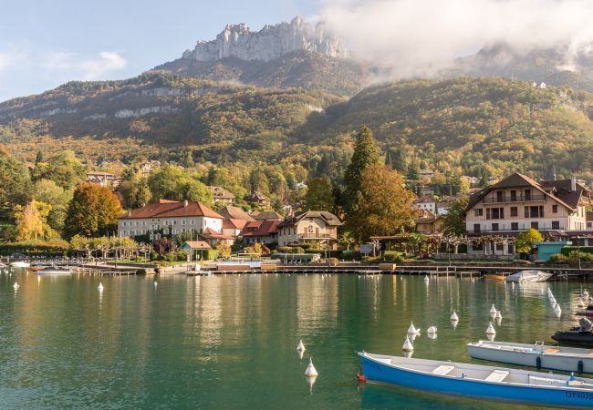 Lake Annecy, beach, Airbnb, booking, prestige, rental agency, LLA Selections, Premium rental flat, French alps