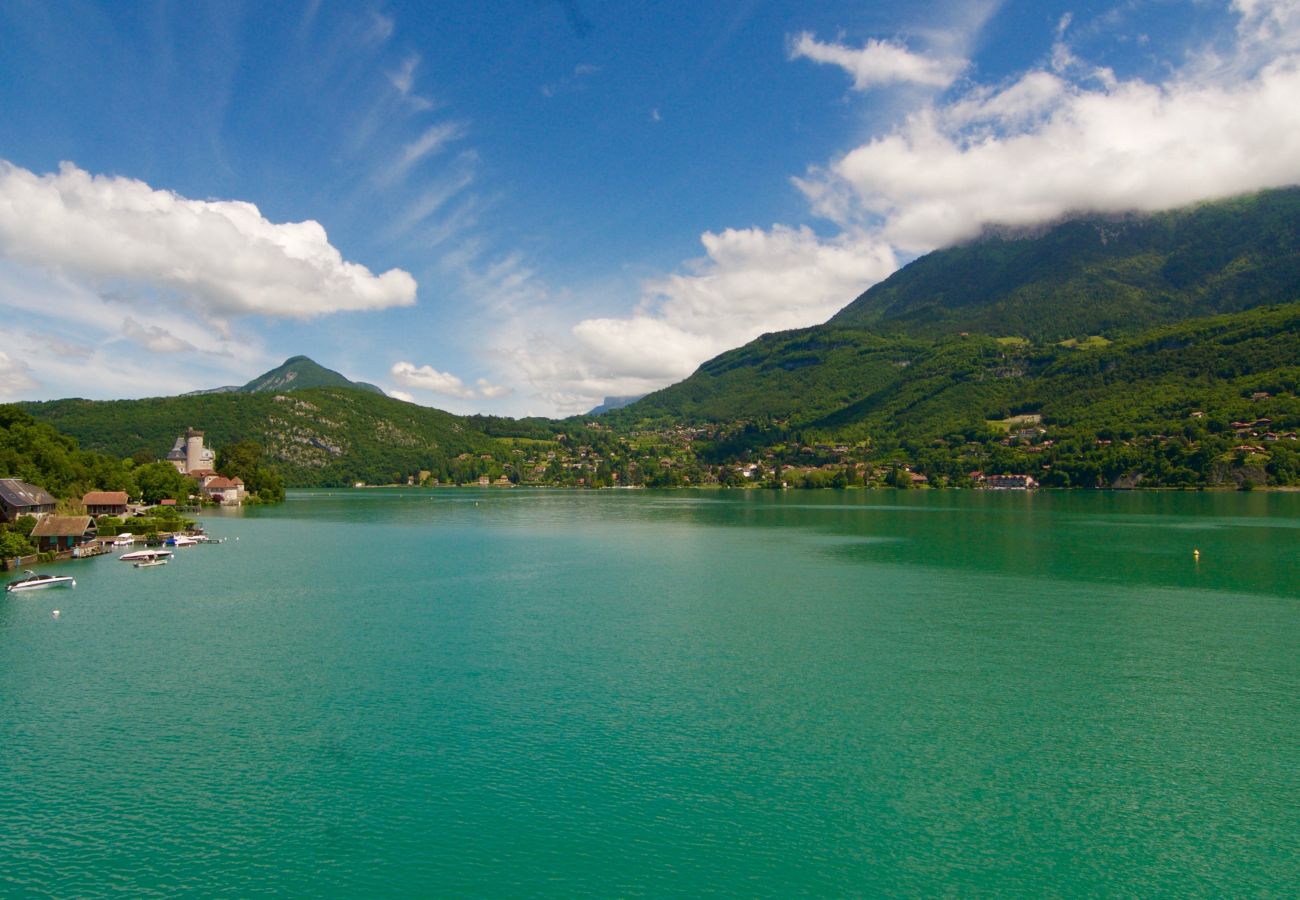 lake, luxury, flat, holiday rental, annecy, vacation, lake view, mountain, hotel, snow, sun, private beach