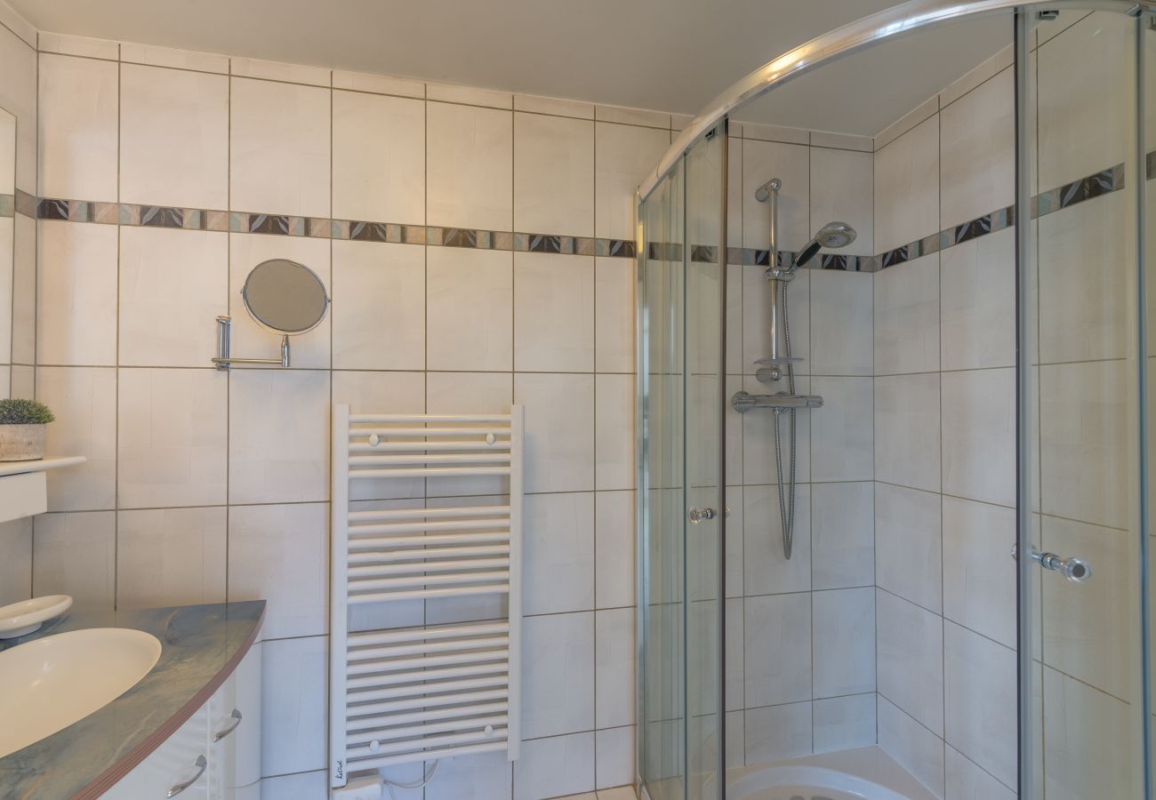 shower room, luxury, flat, holiday rental, annecy, vacation, lake view, mountain, hotel, snow, sun, private beach