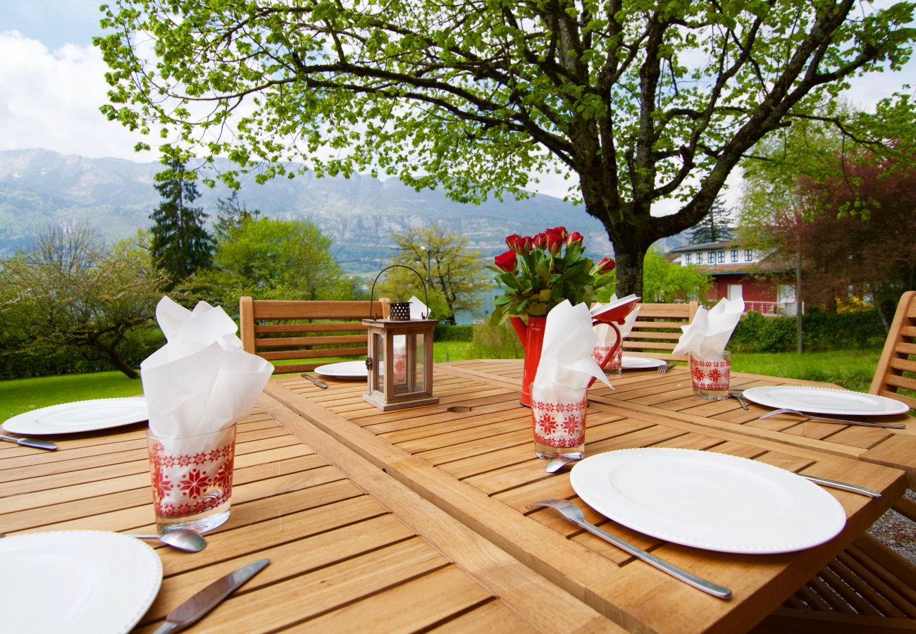 terrace, cottage, standing, holiday rental, location, annecy, lake, mountains, luxury, house, hotel, sun, snow, vacation