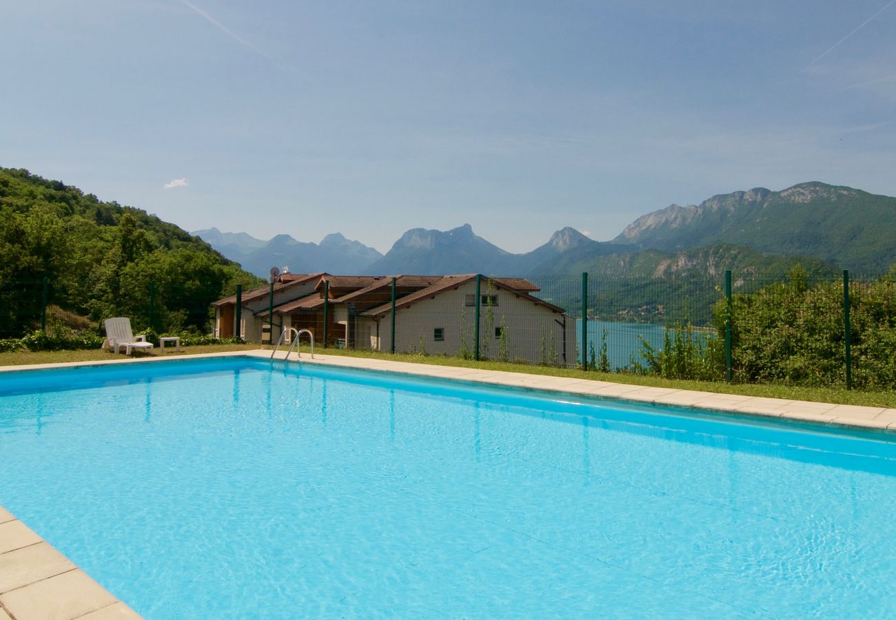 pool, cocooning, holiday rental, vacations, annecy, lake and mountains view, luxury, flat, hotel, snow, sun