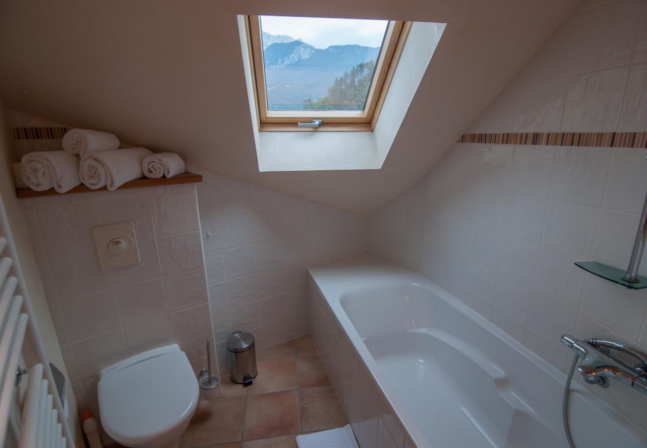 bathroom, baie des voiles, holiday rental, location, annecy, lake, mountains, luxury, flat, hotel, sun, snow, vacation