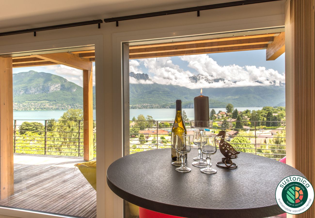LLA Selections - Home and chalets Premium rentals French alps living room, flat, house, luxury, seasonal rental, annecy, vacations, lake view, mountain, hotel, jacuzzi, snow, sun