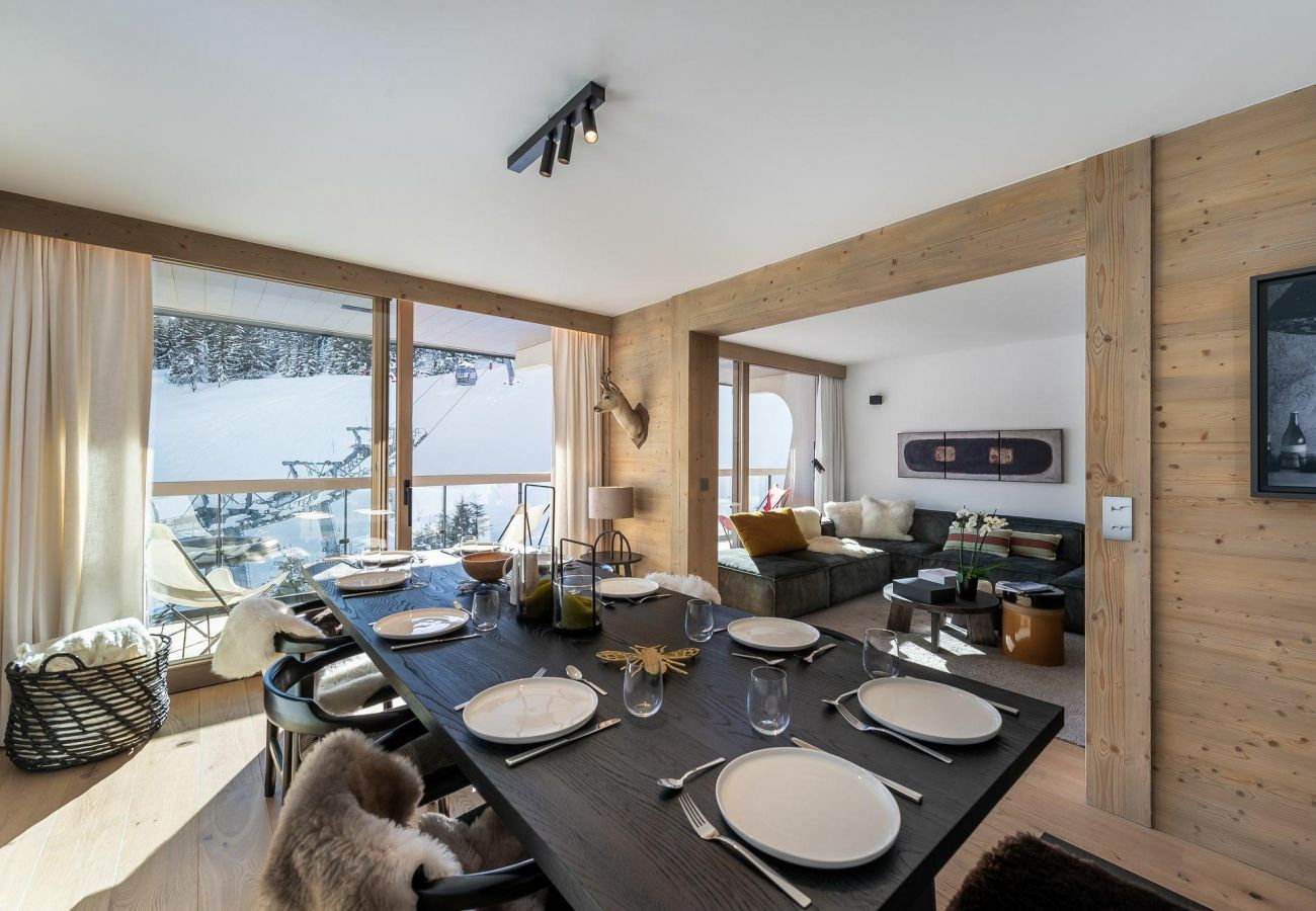 courchevel rental, ski resort in and out, family, luxury agency, mountains, prestige holidays, French alps, concierge 