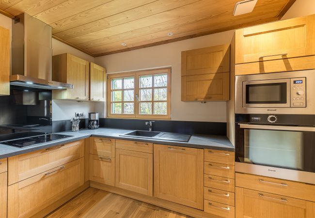 equipped kitchen, oven, utensils, christmas in the mountains, snow, place, sun, lake, seasonal rental