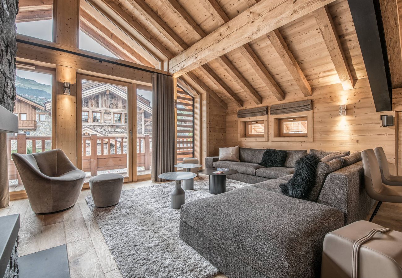 Luxury chalet, Le Collectionnist, Méribel, Courchevel, ski resort, standing, airbnb, booking, mountain, snow