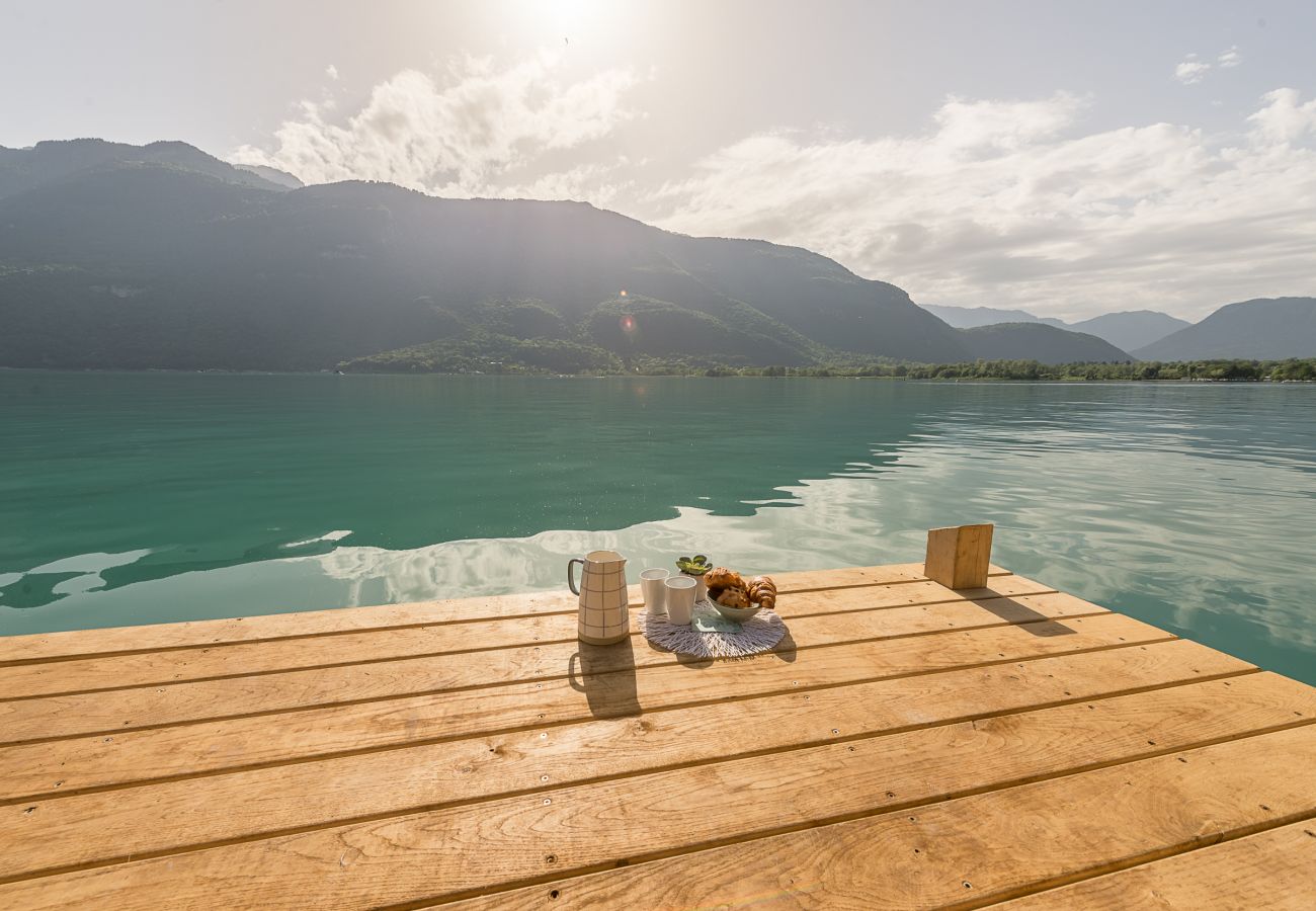 beach, pontoon, holiday rental, location, annecy, lake view, mountains view, luxury, house, villa, hotel, sun, snow, vacation