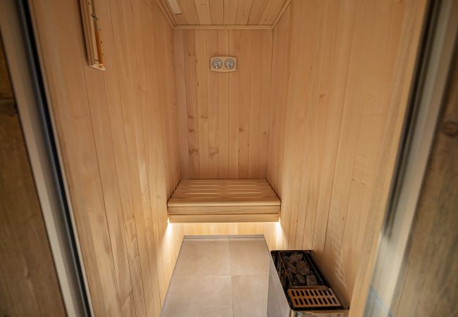 Luxurious Sauna in an Apartment at YANA Residence in Méribel - Relaxation After a Day of Skiing