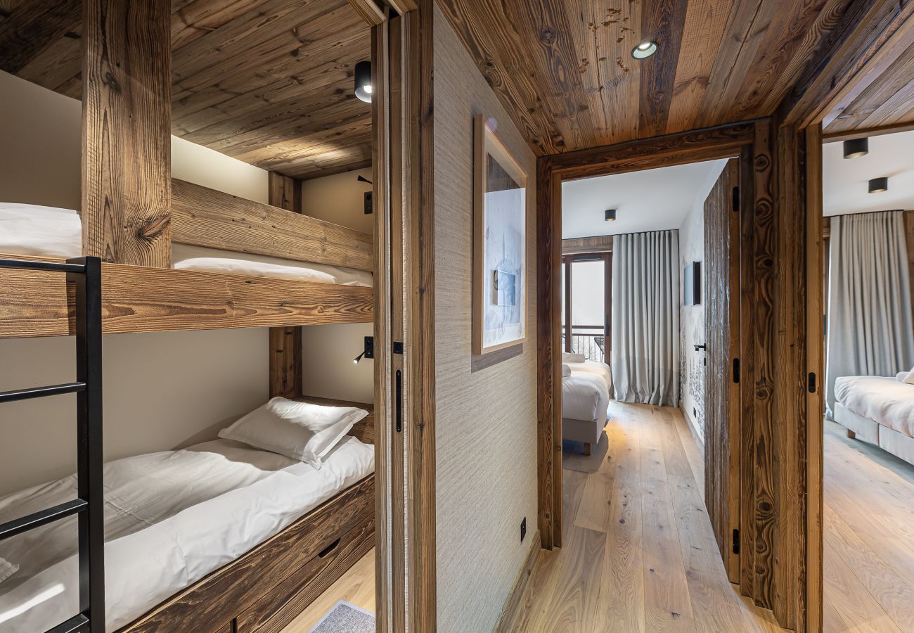 Bunk Beds in a Luxury Apartment in Méribel - Comfort and Style by LLA Selections