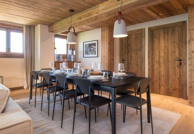 Meribel residence at the foot of the slopes, where to stay in Meribel, cocooning airbnb in the French Alps, ski in out