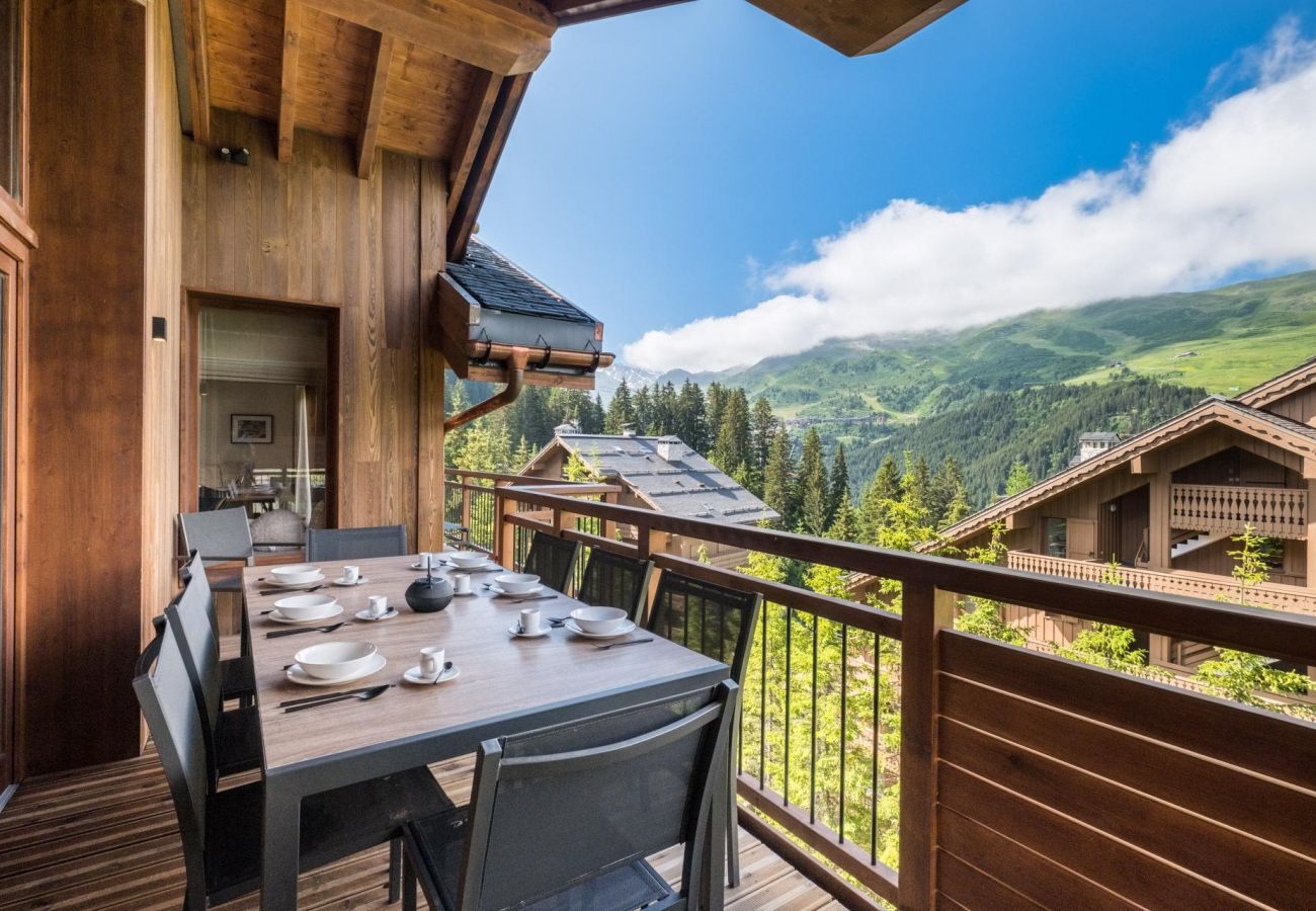 Méribel flat rental close to the slopes and the centre, prestige mountain concierge, airbnb luxury agency, 8 people, alps 