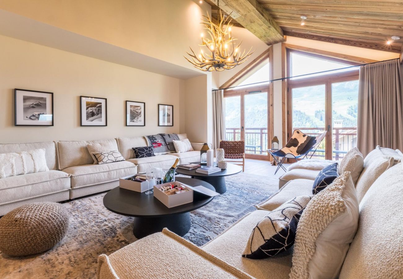 Méribel flat rental close to the slopes and the centre, prestige mountain concierge, airbnb luxury agency, 8 people, alps 