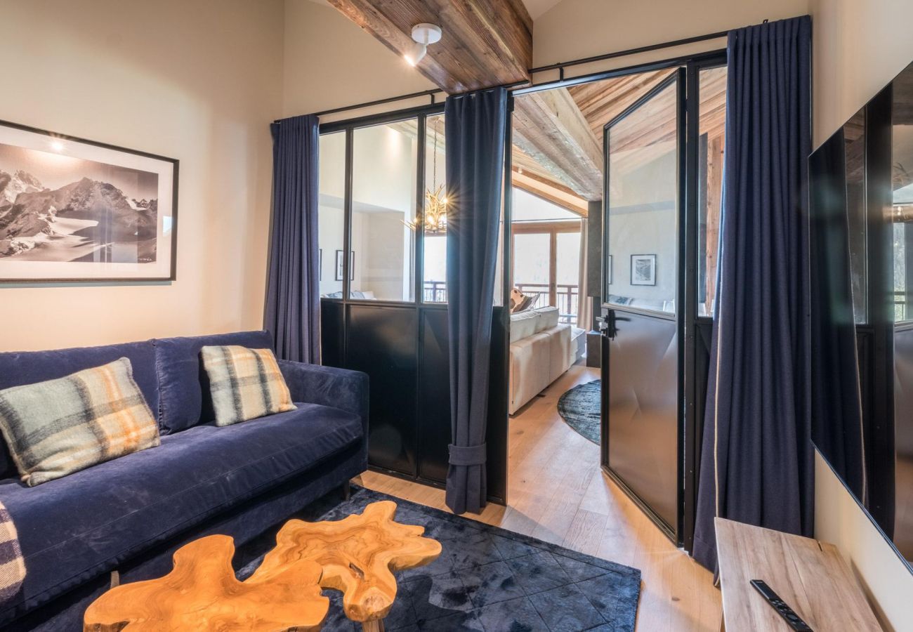 Méribel flat rental close to the slopes and the centre, prestige mountain concierge, airbnb luxury agency, 8 people, alps 