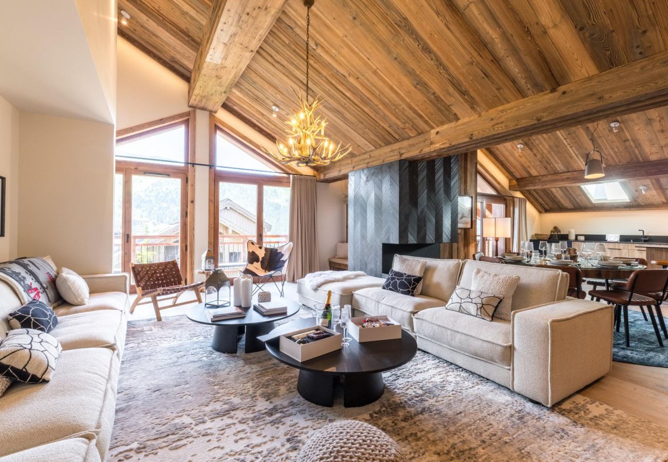 Méribel flat rental close to the slopes and the centre, prestige mountain concierge, airbnb luxury agency, 8 people, alps 