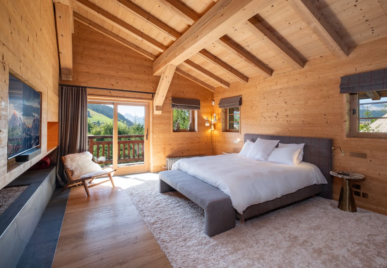 Chalet in Megève - WINTER MEGEVE __ Refuge des Étoiles, Piscine