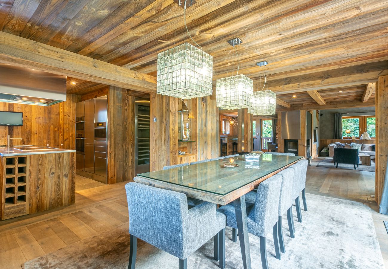 Chalet in Megève - Winter Megeve__ Chalet Majestic, Spa Privé