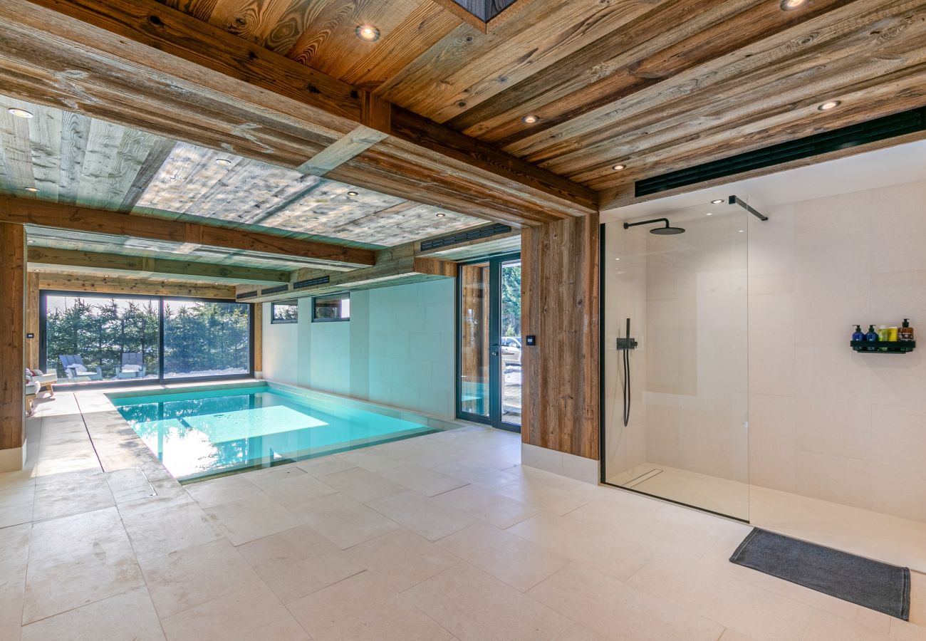 Chalet in Megève - Winter Megeve __ Chalet Altissima, Spa Privé