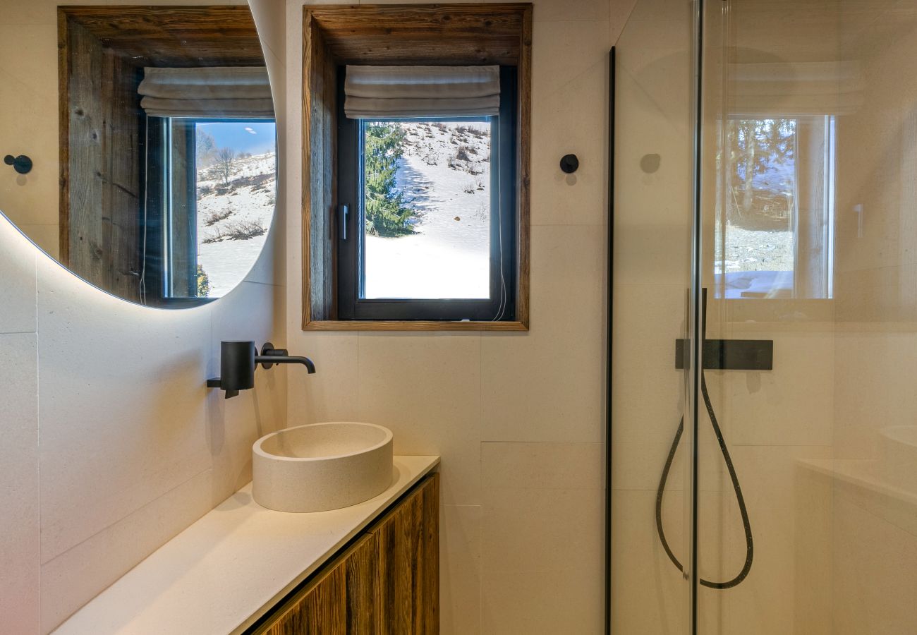 Chalet in Megève - Winter Megeve __ Chalet Altissima, Spa Privé