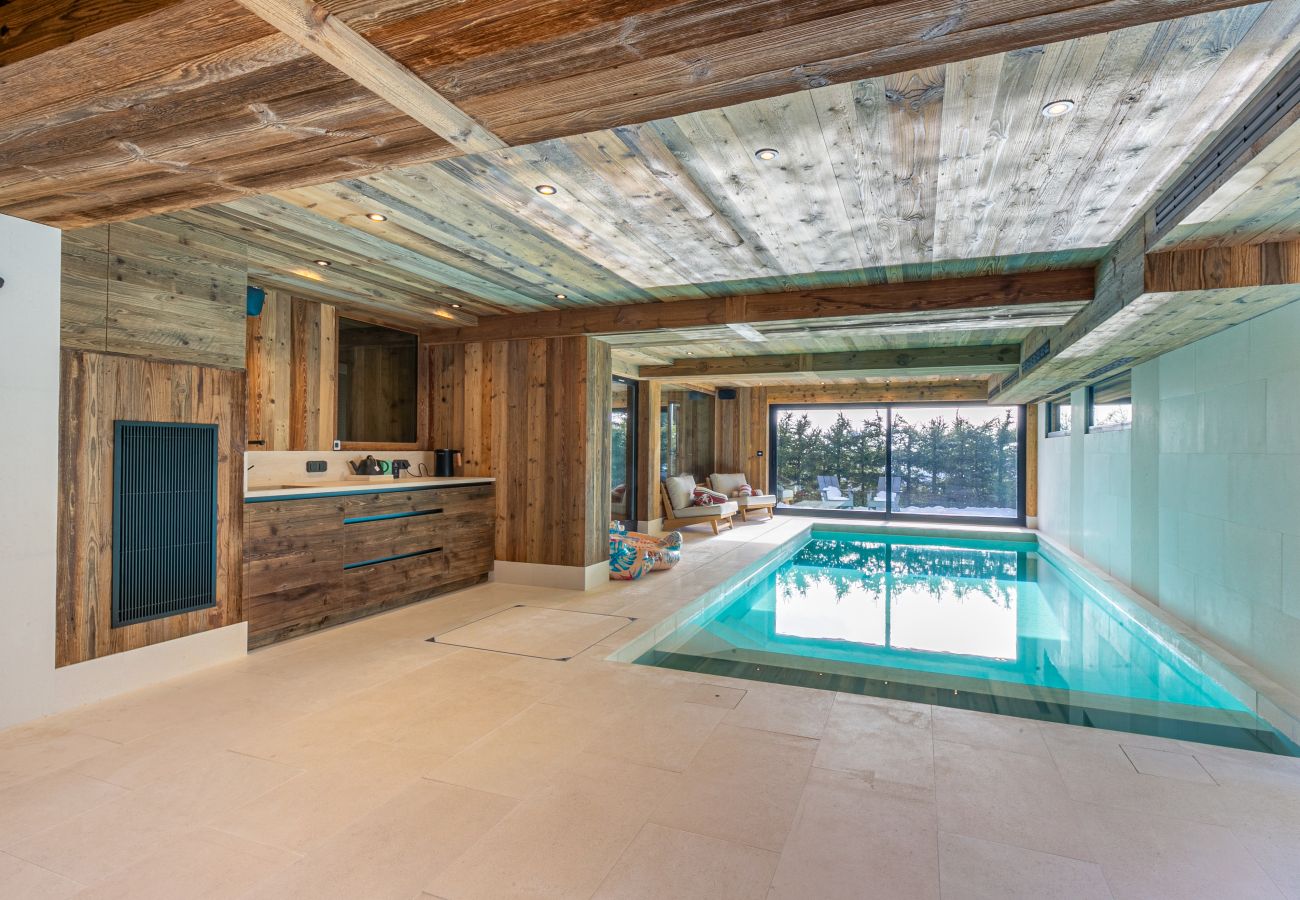 Chalet in Megève - Winter Megeve __ Chalet Altissima, Spa Privé