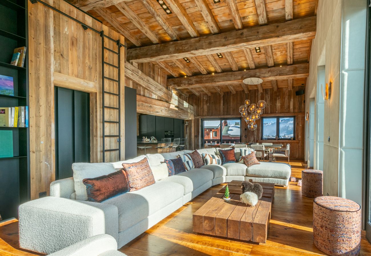 Chalet in Megève - Winter Megeve __ Chalet Altissima, Spa Privé