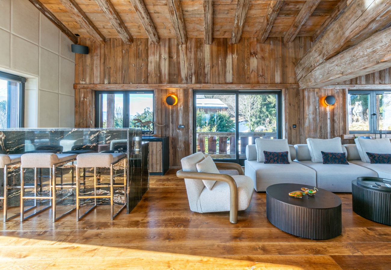 Chalet in Megève - Winter Megeve __ Chalet Altissima, Spa Privé