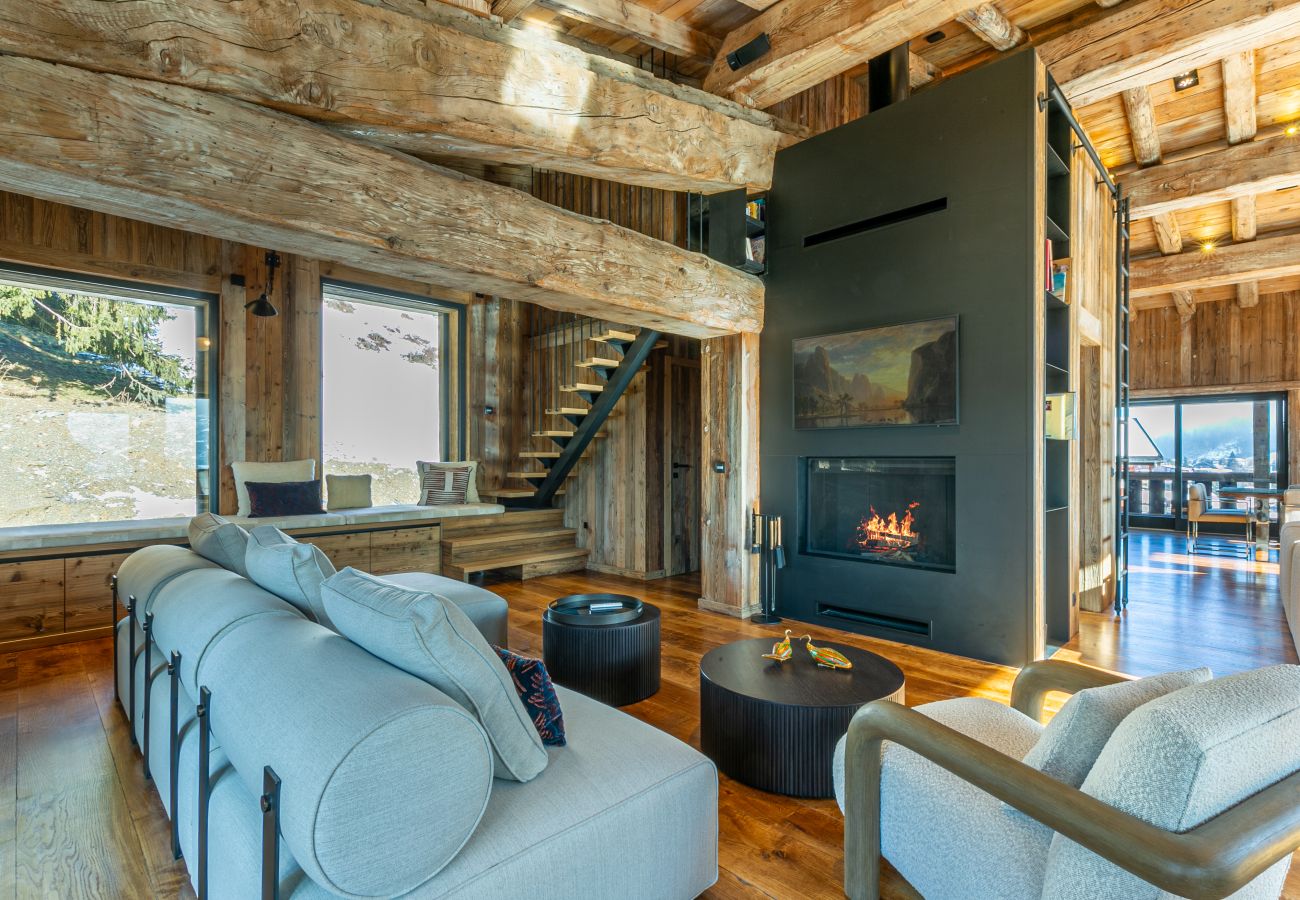 Chalet in Megève - Winter Megeve __ Chalet Altissima, Spa Privé