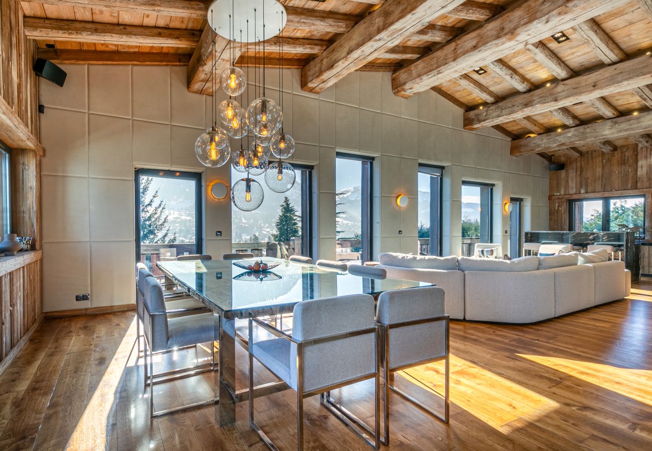 Chalet in Megève - Winter Megeve __ Chalet Altissima, Spa Privé