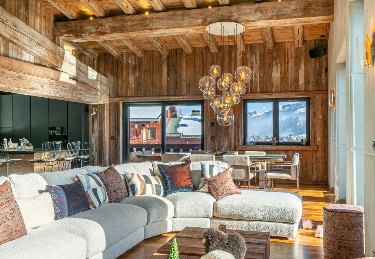 Chalet in Megève - Winter Megeve __ Chalet Altissima, Spa Privé