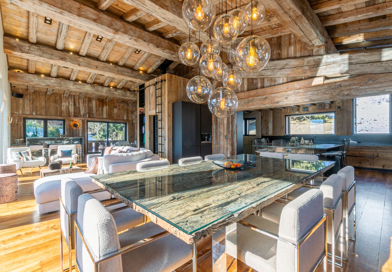 Chalet in Megève - Winter Megeve __ Chalet Altissima, Spa Privé