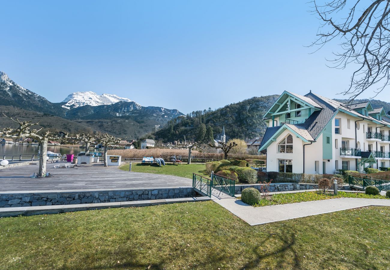 résidence, baie des voiles, annecy, Duingt, location saisonnière, vacances, vue lac, accès lac, vue montagne, luxe