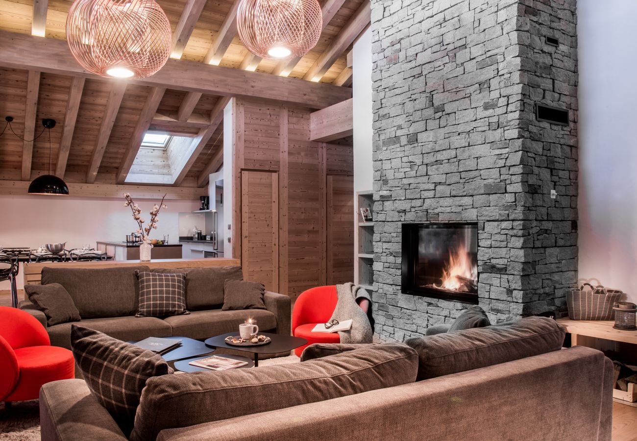 Appartement luxe résidence Les Cimes à La Clusaz, au pied de la piste du Bossonnet et à une enjambée du centre du village
