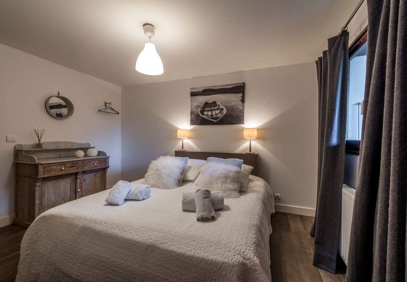 chambre, couchage, chalet, verthier, vacances en famille, amis, convivialité, cocon, cosy, location, à louer