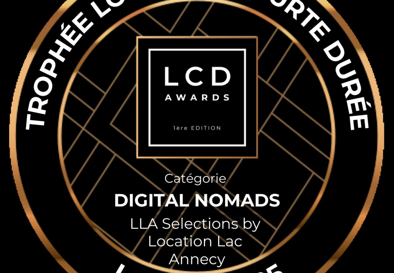 Trophée de location de courte durée idéale pour Digital Nomads Annecy