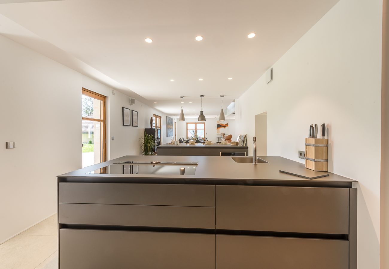 villa, luxe, location saisonnière, annecy, vacances, neige, piscine, hôtel, neige, soleil, hiver, jacuzzi, maison, vue lac