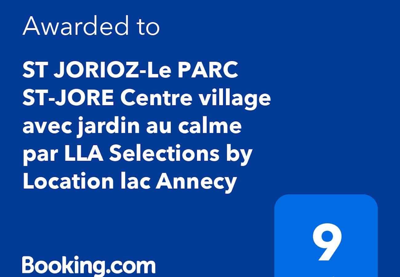 Appartement à Saint-Jorioz - ST JORIOZ centre - Parc Saint Jore, grand jardin