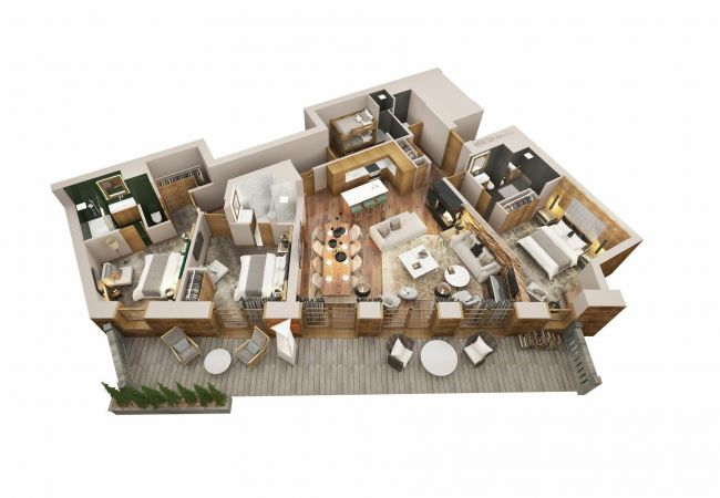 Appartement à Courchevel - Winter Courchevel -- Le Castano, SKI IN OUT, 8pax Appartement à Courchevel - Winter Courchevel -- Le Castano, SKI IN OUT, 8pax