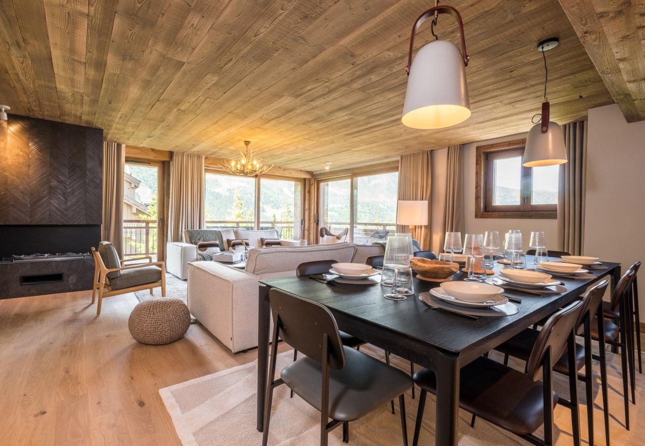 résidence Méribel au pied des pistes, où loger à méribel, airbnb cocooning dans les alpes françaises, ski in out 
