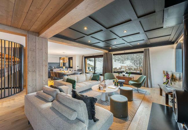 Chalet Méribelle, location en montagne, vacances au ski avec jacuzzi et vue panoramique, chalet de luxe, équipements modernes