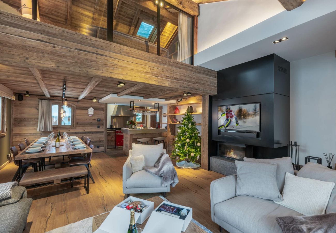 Grand chalet en location Méribel, airbnb montagne 15 personnes, vacances au ski proche des pistes, luxe alpes françaises