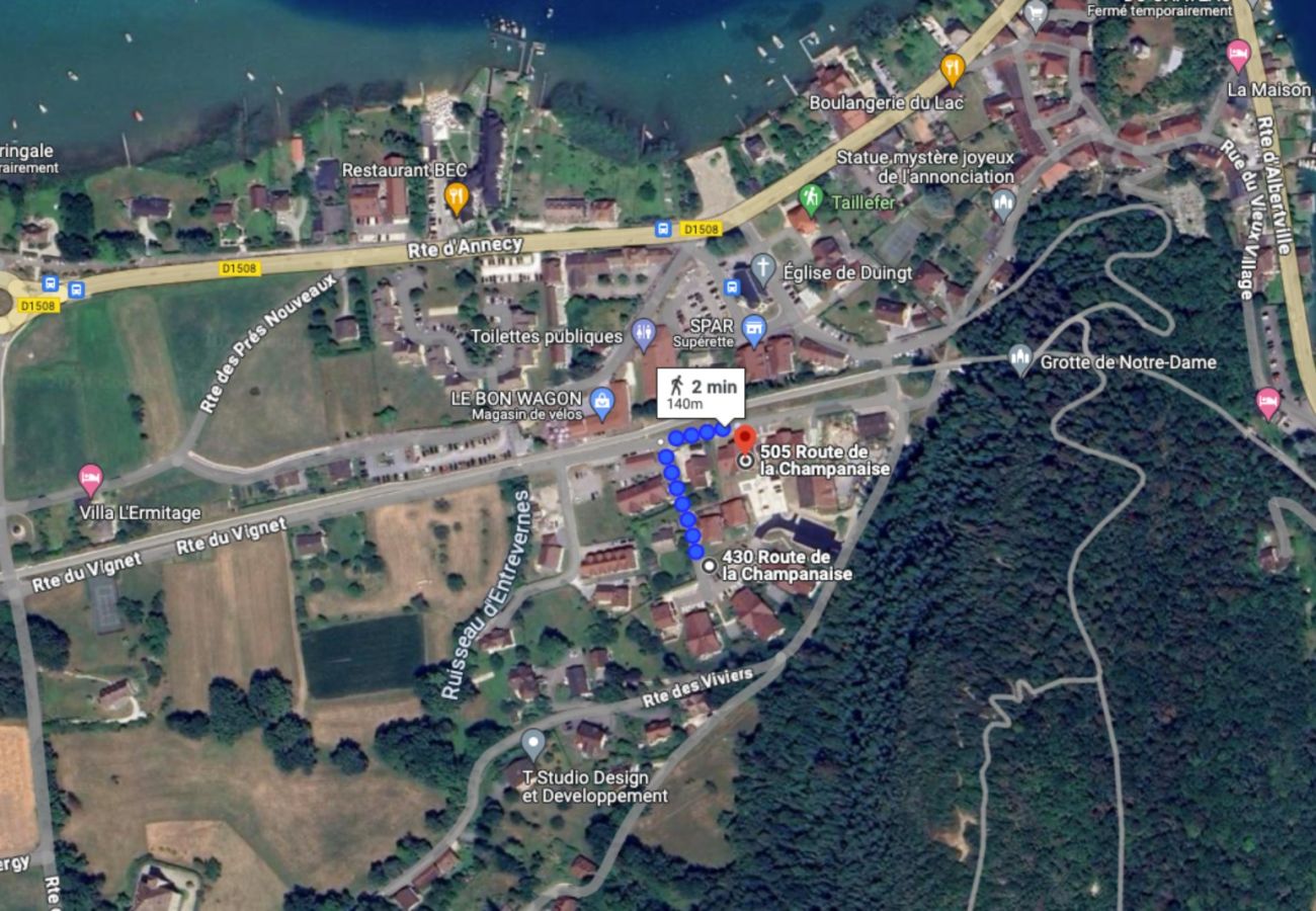 Appartement à Duingt - DUINGT-Le Grand Taillefer, 2 apts, 6 pax