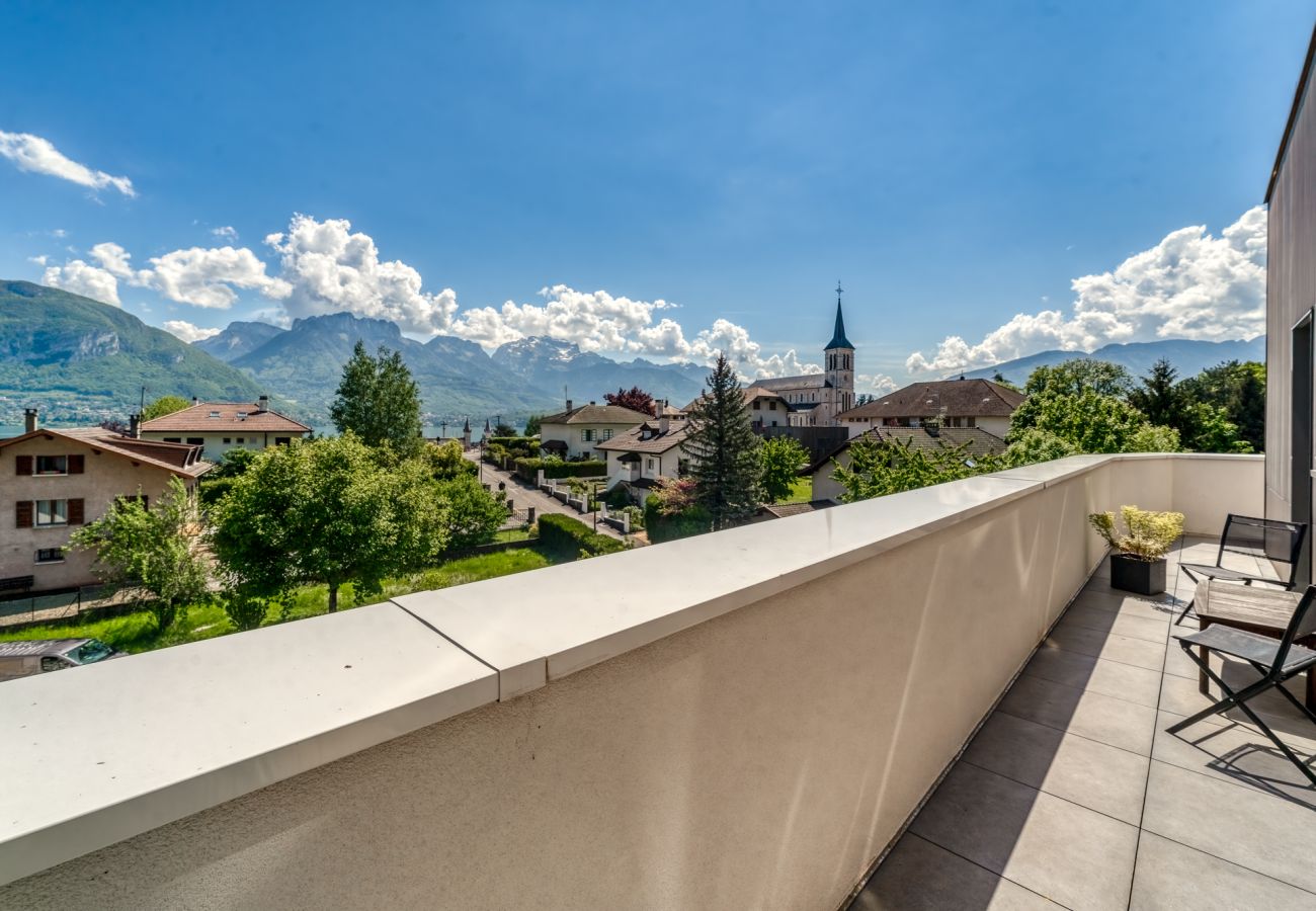 Appartement à Sévrier - Sevrier , Attique 79m2, terrasse, 4pers