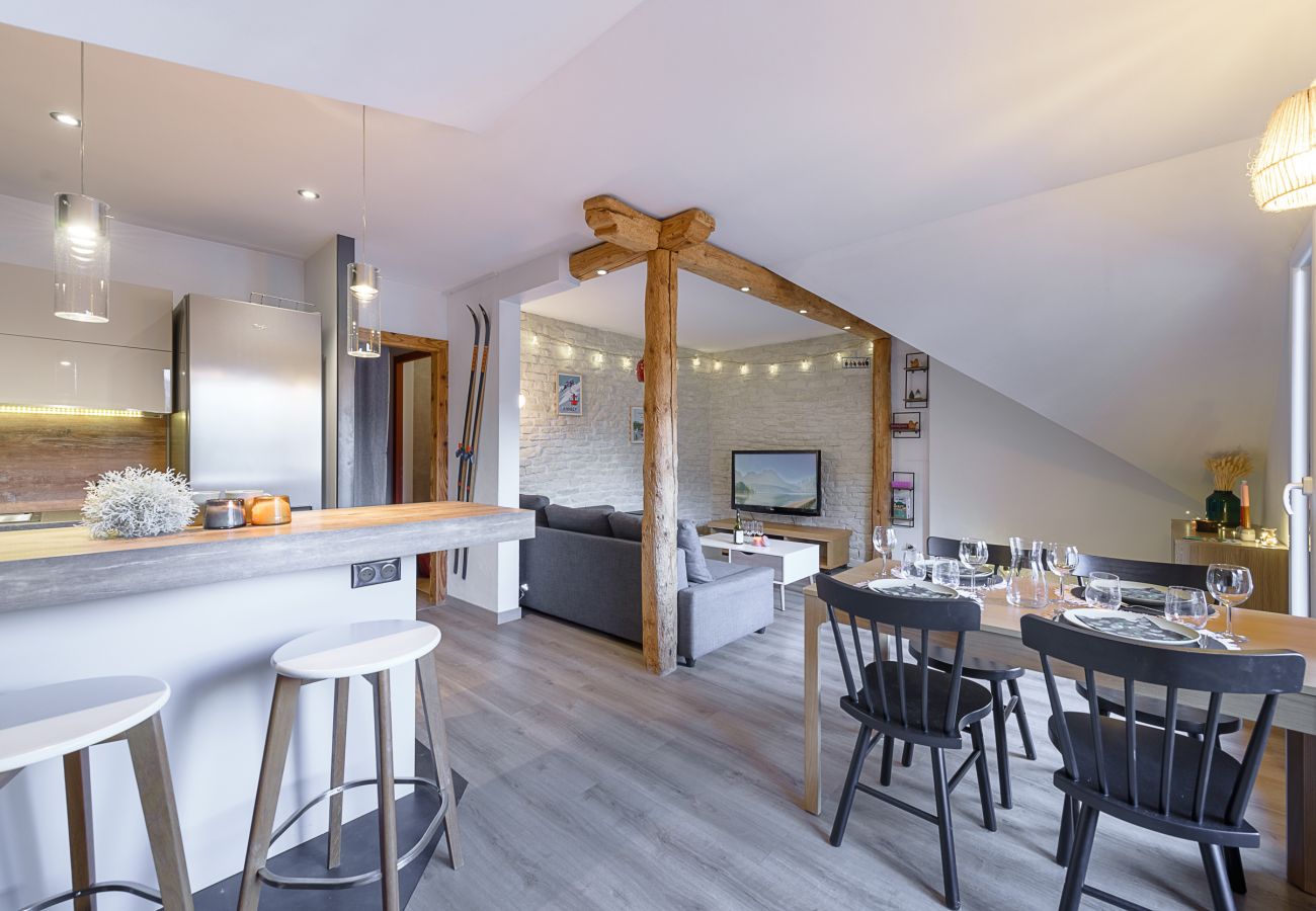 Appartement cosy avec salon lumineux et TV connectée