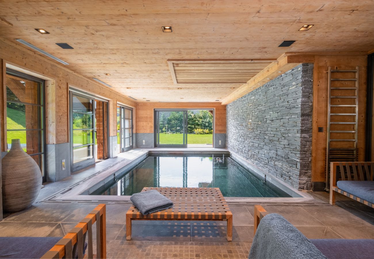 Chalet à Megève - WINTER MEGEVE __ Refuge des Étoiles, Piscine