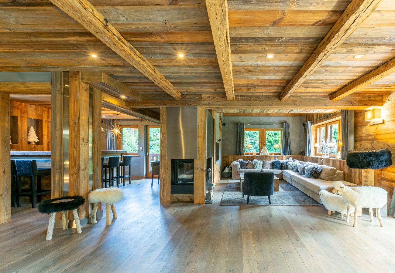 Chalet à Megève - Winter Megeve__ Chalet Majestic, Spa Privé