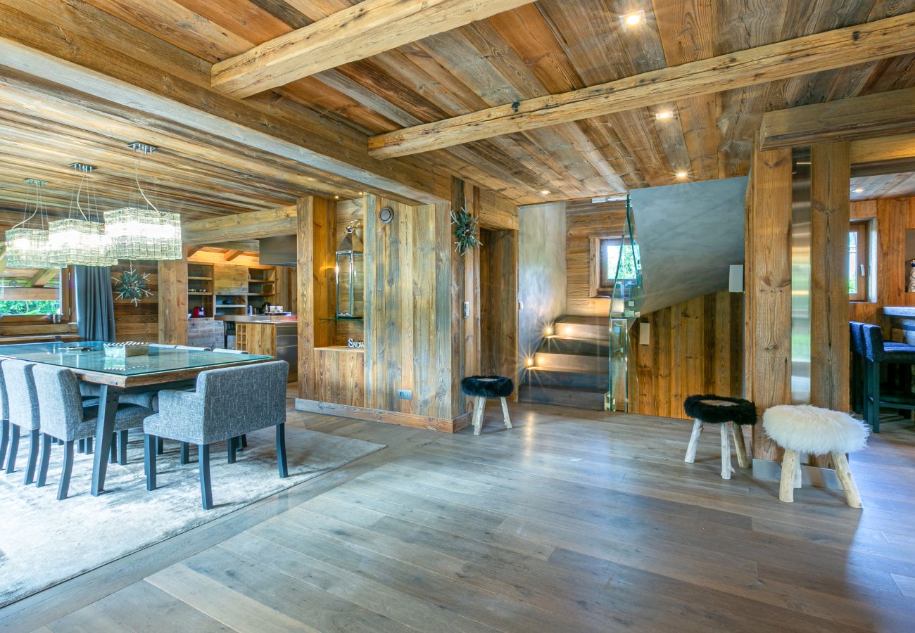Chalet à Megève - Winter Megeve__ Chalet Majestic, Spa Privé